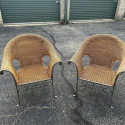 Quality Wicker/Metal Chairs