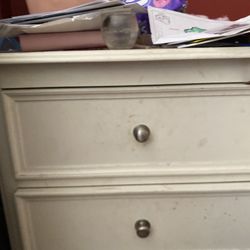 White Night Stand Dresser