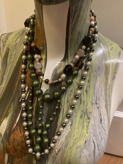Lot Of Beaded Necklaces