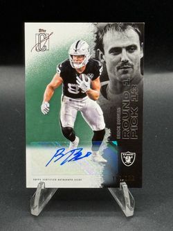 2025 Topps Signature Class Green #34 Brock Bowers Auto #/150