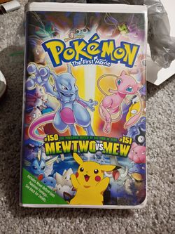 Vintage Pokemon the first movie VCR tape