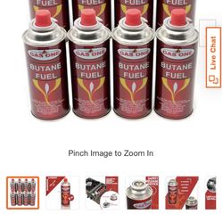 8 oz. Butane Fuel Canister Cartridge with Safety