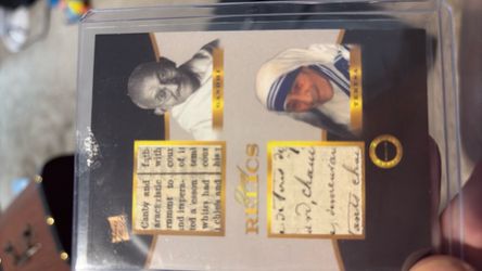 Mahatma Gandhi & Mother Teresa