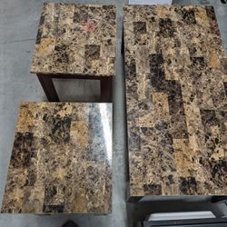 Coffee Table and End Tables
