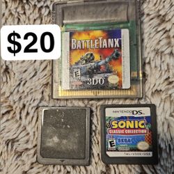 GAMEBOY AND DS GAMES