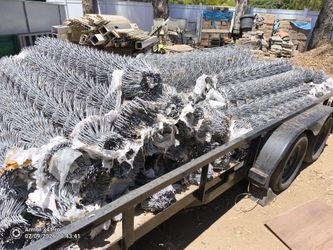 Chain link galvinized