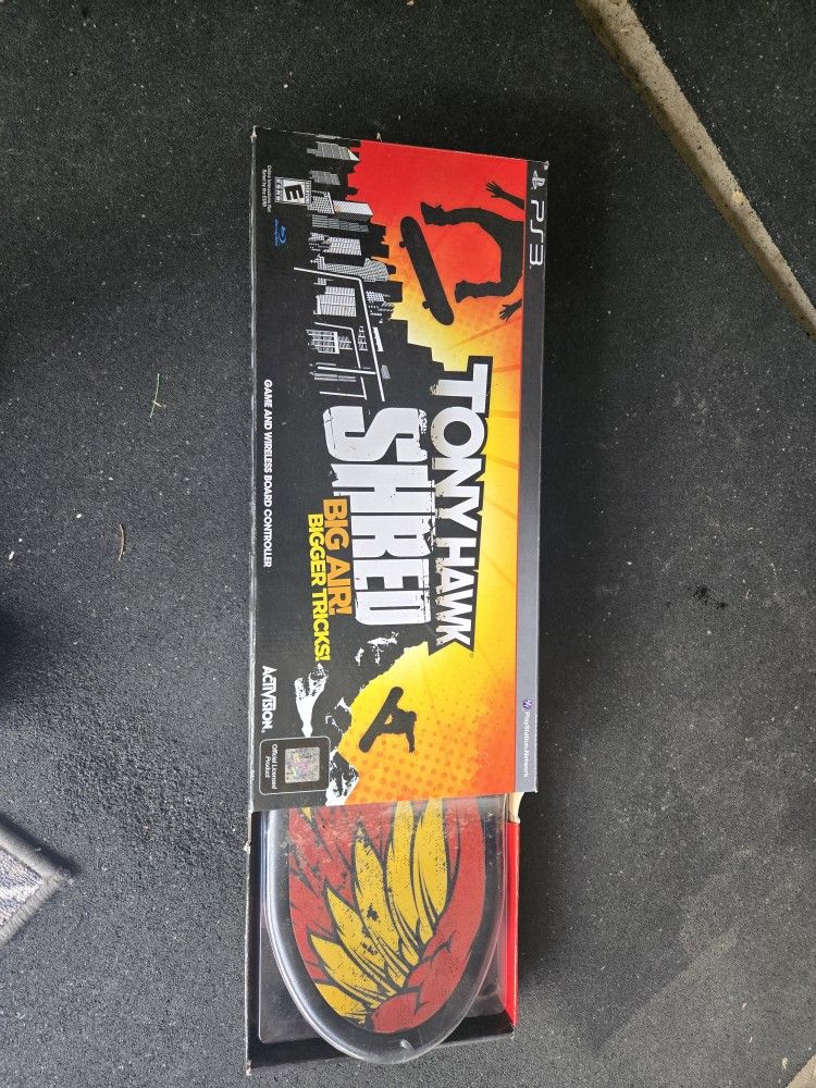 PS3 Tony Hawk Shred