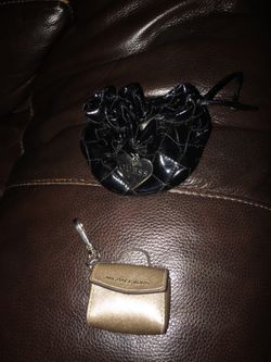Guess wristlet & MK keychain