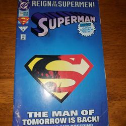 DC Comic Book THE REIGN OF SUPERMAN 