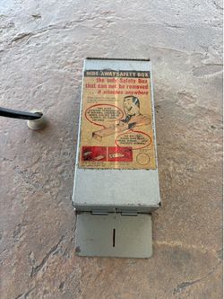 Vintage Hide away wall safe