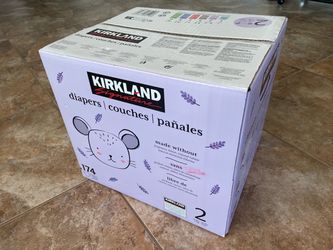 Costco Kirkland size 2 diapers - unopened box