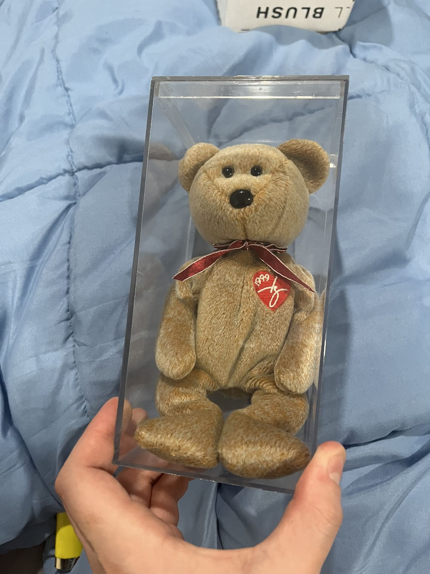 Retired 1999 Ty Beanie Baby "1999 Signature Bear"