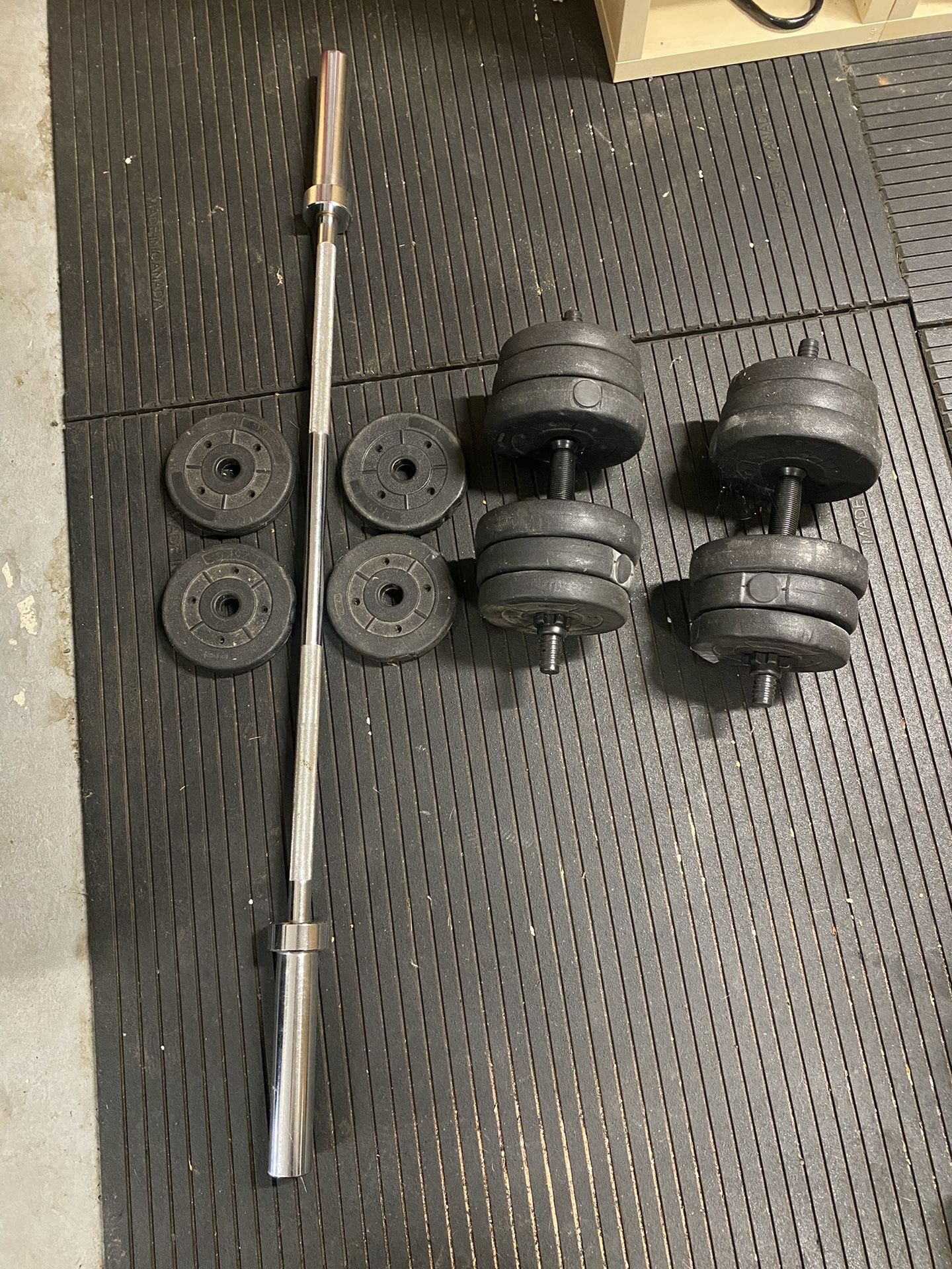 Weights And Weight Bench