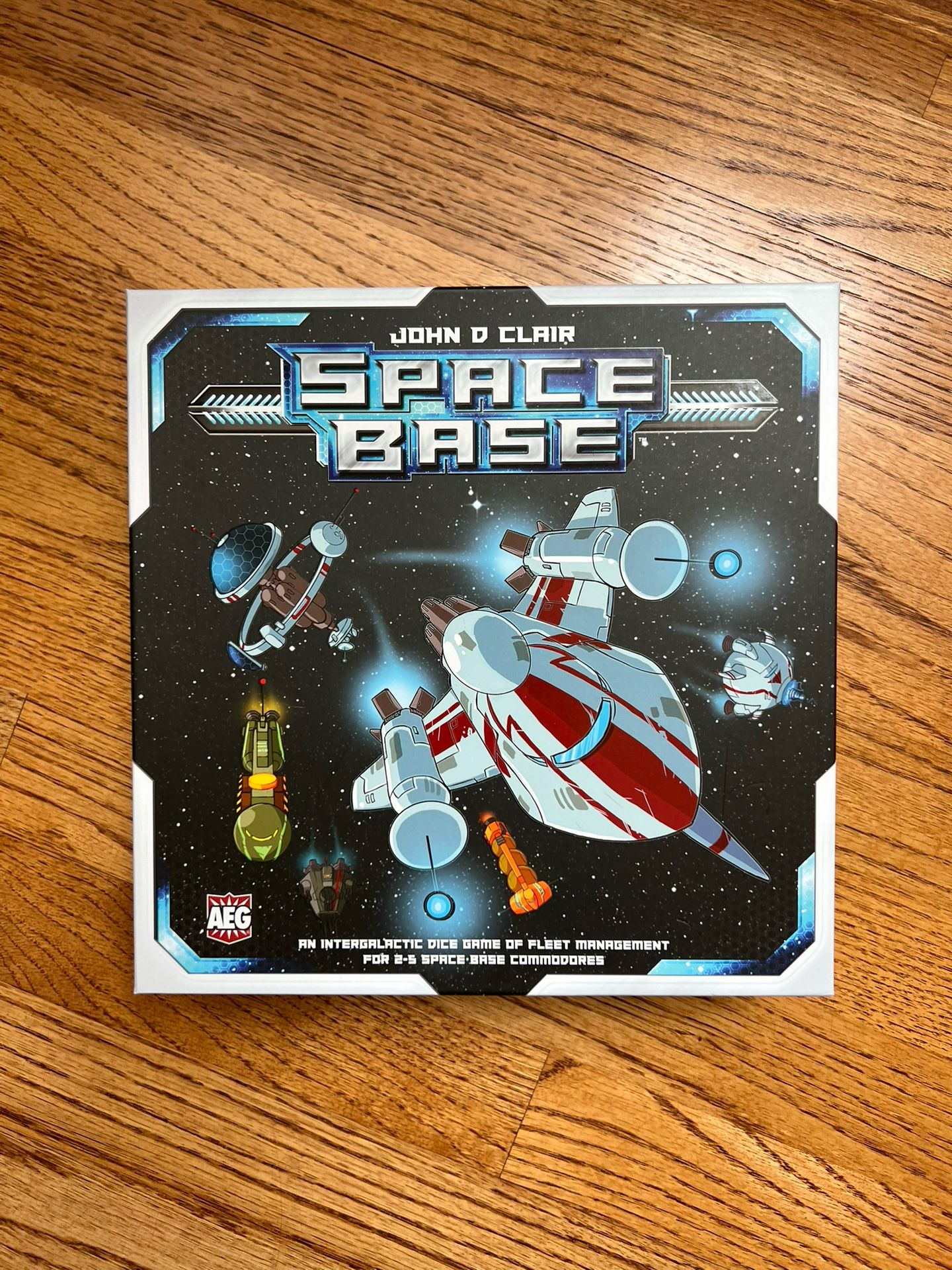 AEG Space Base | Space Exploration Engine Building Interactive Family Dice Game | Blend of Strategy & Luck | Easy to Learn | 2-5 Players | Ages 10+