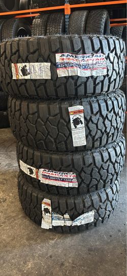 33/12.50/17 New American Road Tires
