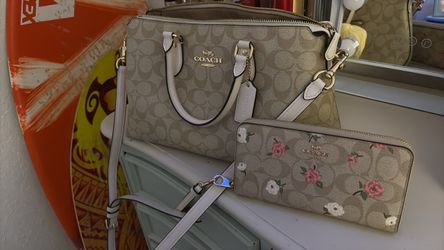 Coach Handbag & Matching Wallet