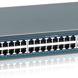 YuanLey 48 Port Gigabit PoE Switch Unmanaged with 2 1000Mbps SFP #1692R R8