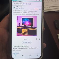 Tv Stand With Lights, Electrical, USB Ports