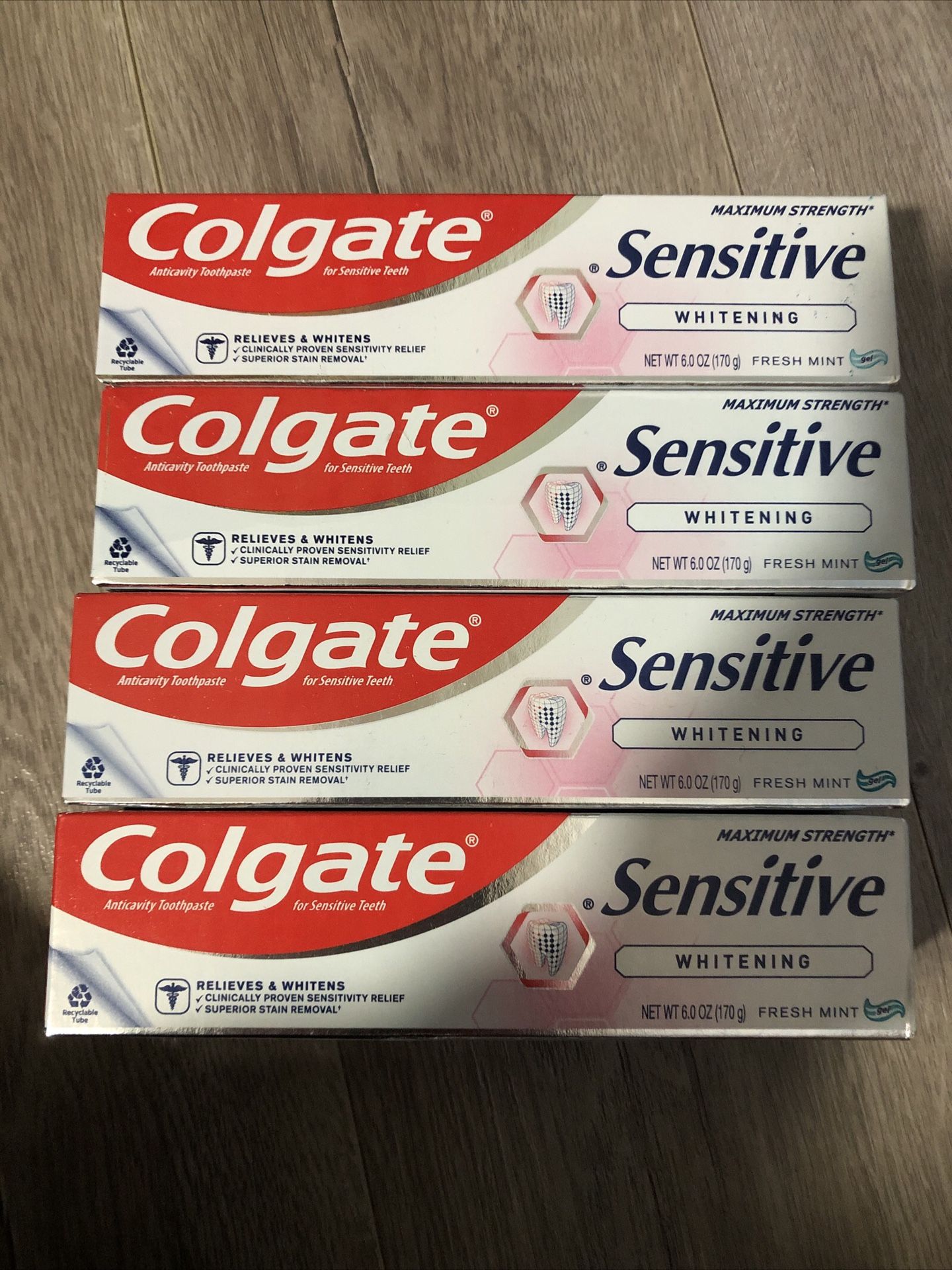 Lot Of 5 Colgate Sensitive Toothpaste