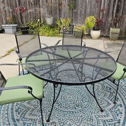 Wrought Iron Table And Chairs