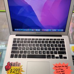 MacBook Air 2017 13" Intel Core i5-7th Gen, 8gb Ram, 128gb Flash SSD, MacOS Monterey Microsoft Office, Charger. Very good battery backup. Very good co