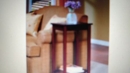 DHP Tall End Table, Brown