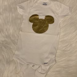 Mickey Head Onesie 12 Months