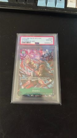 One Piece Shanks Alternate Art PSA 10 OP13 #028