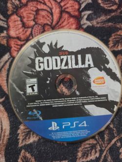 Godzilla PS4 Game Disc