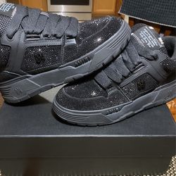 Amiri Black Crystal MA-1 Shoes