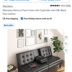 Brand New Futon With USB 