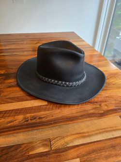 Henschel Stark Leather Australian Hat