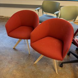 Like New Red Chairs 
