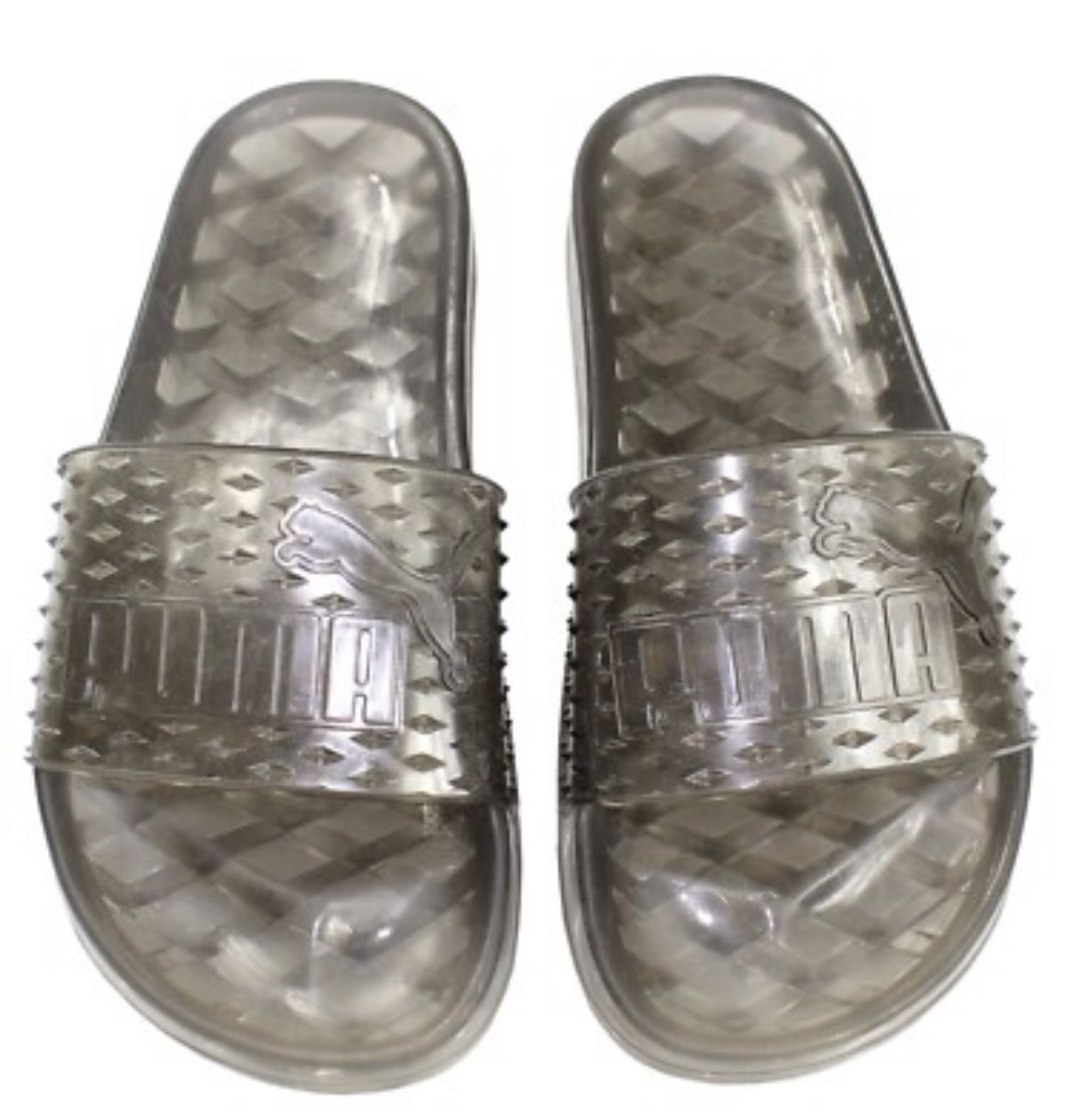 Unisex PUMA Fenty × Rihanna Gray Jelly Slides