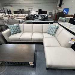 Genuine Leather Sectional 
