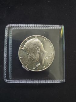 1966 Kennedy half dollar