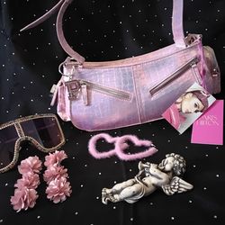 Paris Hilton Pink Holographic Handbag