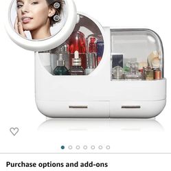 Cosmetic Display Case W/ LED Lights