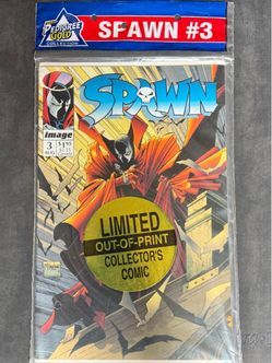 Spawn #3 Pedigree Gold Sealed Limited Out Of Print Collector's Comic 1992