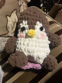 Handmade Crochet Penguin Stuffed Animal