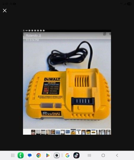 Dewalt Fast Charger 20 Volts