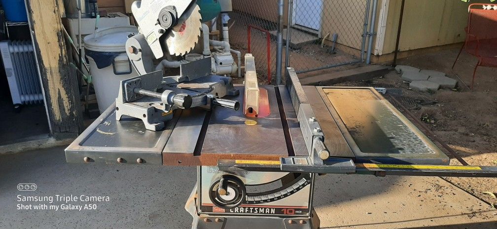 Table Saw AND Miter Saw