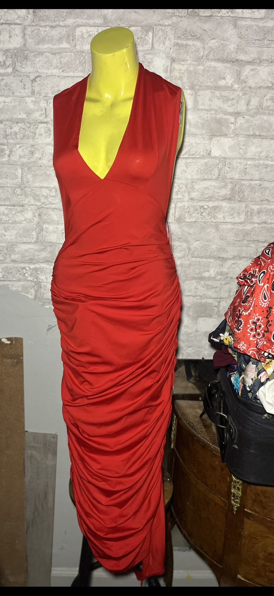 Red cocktail dress new with tags