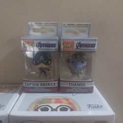 Captain America And Thanos Mini Funko Pops