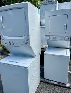 Washer & Dryer stackable loundry 24 and 27 inches   ✅ Tested & Ready to Use 🛡️ 3-Month Warranty 🚚 Delivery Available in Miami-Dade & Broward