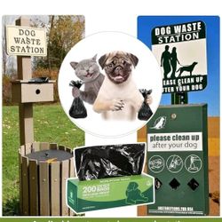 🐾 Brand New 2,000-Pack Commercial Grade Dog Waste Station Refill Roll Bags – Fits Any Pet Waste Dispenser