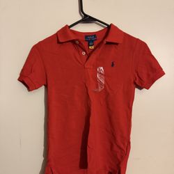 Red Kids Polo