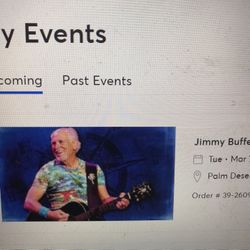 Jimmy Buffett Concert Tickets 3-7