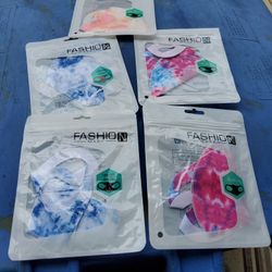 Tie Dye Face Mask. By Fashio"n"