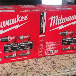 Milwaukee Drill Set New